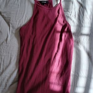 ambiance maroon tank top